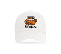 GMF Records white cap with full-colour embroidered logo