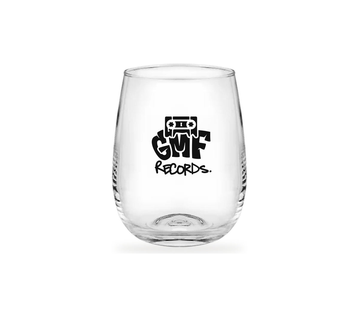 GMF Records glass - single