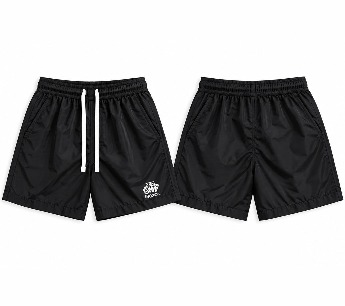 GMF Records shorts - Black