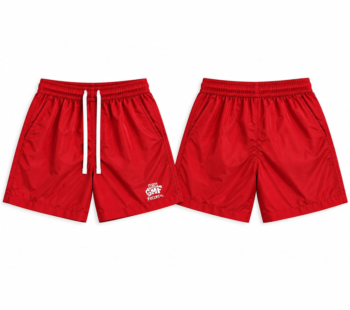 GMF Records shorts - Red